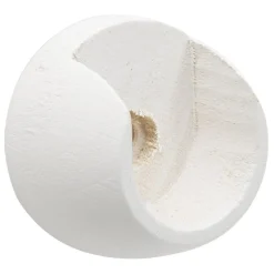 Support pour tringle naissance en bois certifié FSC® Blanc Ø20 mm x2