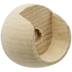 Support pour tringle naissance en bois certifié FSC® Naturel Ø20 mm x2