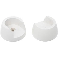 Support pour tringle naissance en bois certifié FSC® Blanc Ø28 mm x2