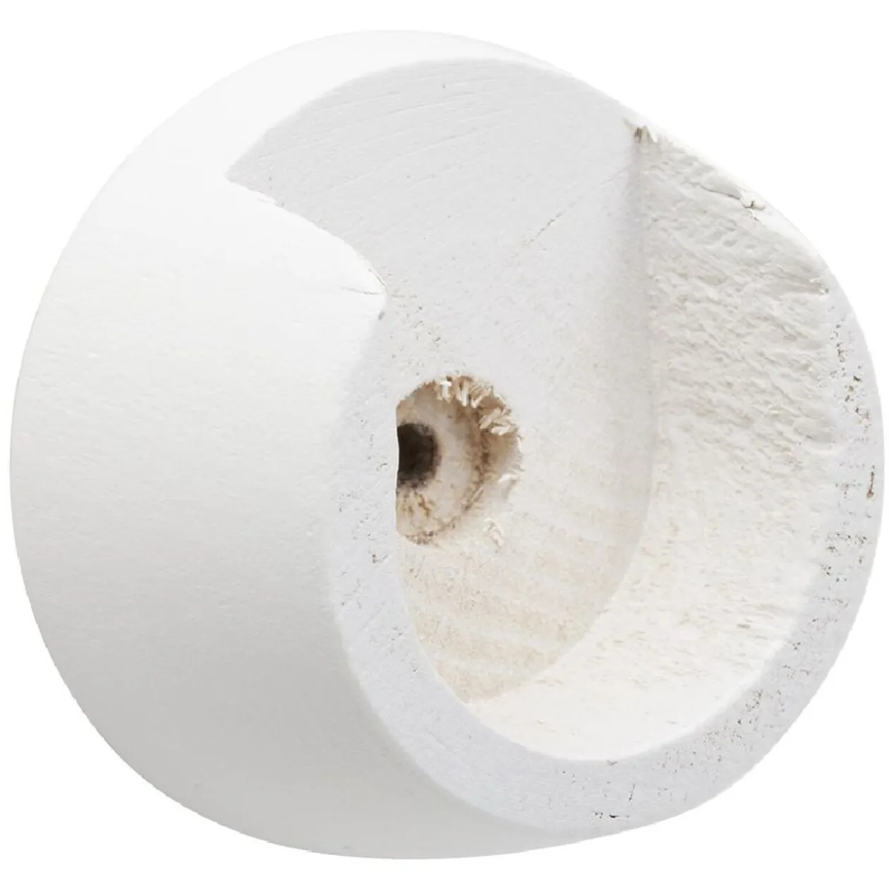 Support pour tringle naissance en bois certifié FSC® Blanc Ø28 mm x2