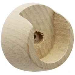 Support pour tringle naissance en bois certifié FSC® Naturel Ø28 mm x2