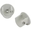 Support tringle à rideau blanc Ø20mm x2