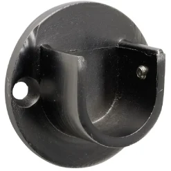 Support tringle à rideau gris Ø20mm x2