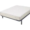 Surmatelas 2 places 140x190 cm blanc