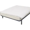 Surmatelas 2 places 160x200 cm blanc