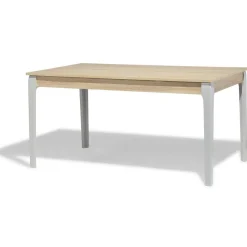 Table 6 couverts Lily grise et bois clair