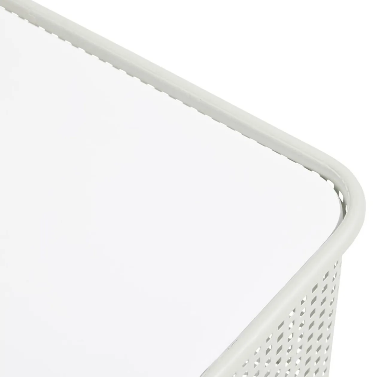 Table basse à roulettes Mahel 50x30x49cm métal vert pâle