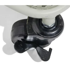 Table basse à roulettes Mahel 50x30x49cm métal vert pâle