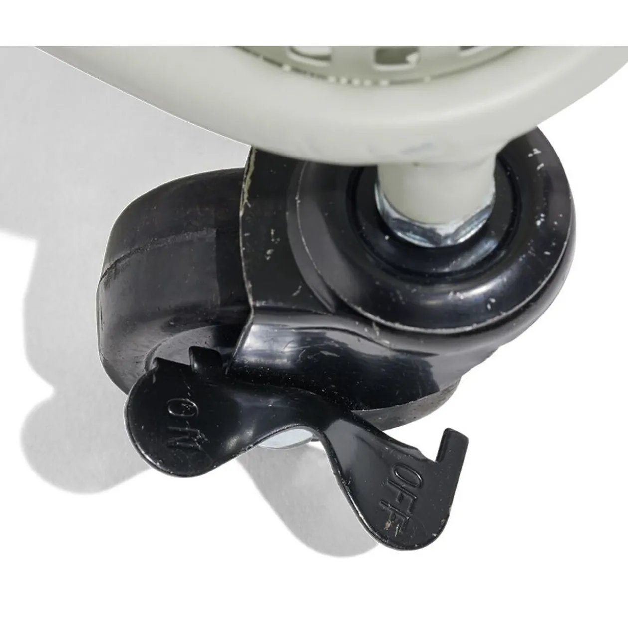 Table basse à roulettes Mahel 50x30x49cm métal vert pâle