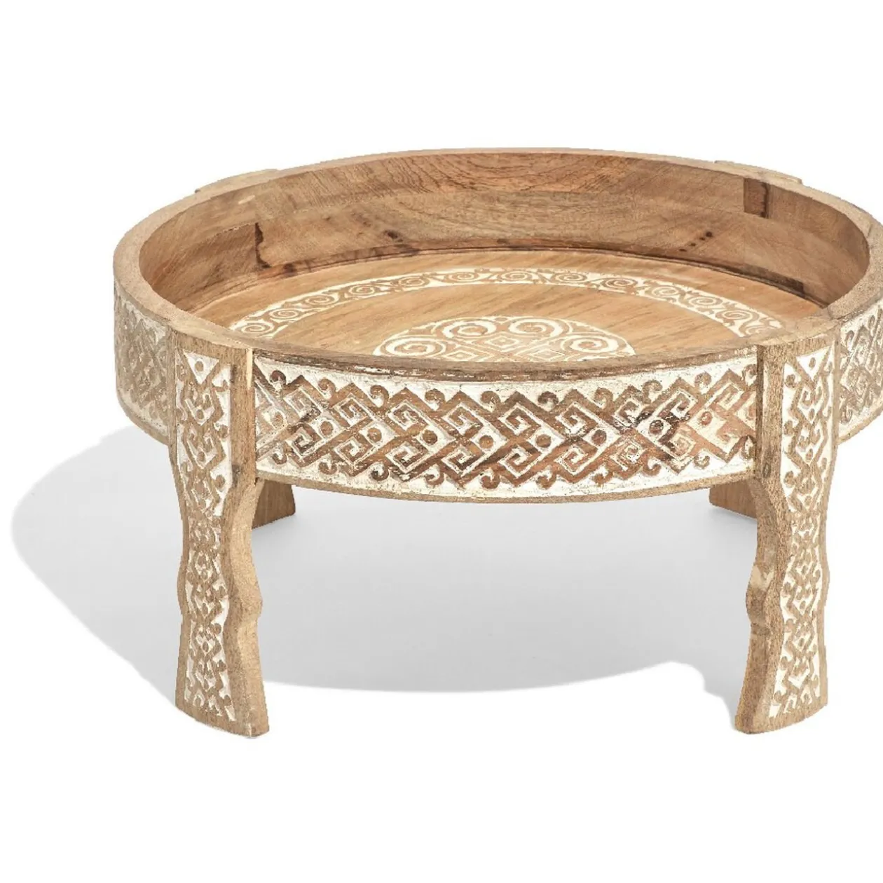 Table basse Anissa effet blanchi