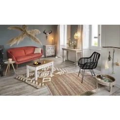 Table basse Anissa effet blanchi