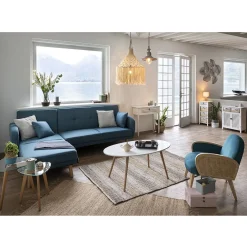 Table basse blanche Bergen