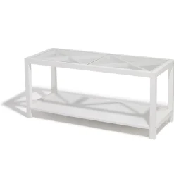 Table basse blanche Cardiff