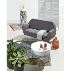 Table basse coffre blanche Bergen