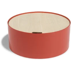 Table basse coffre Kuub terracotta