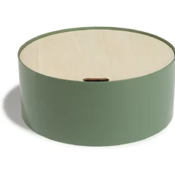 Table basse coffre Kuub vert olive