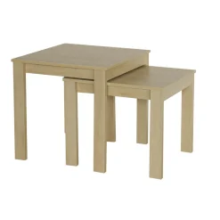 Table basse gigogne extensible bois x2
