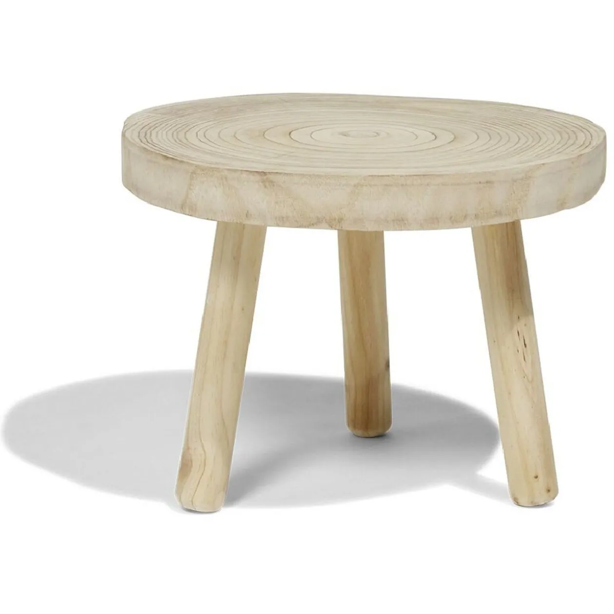 Table basse Rustik Ø46xH35cm bois