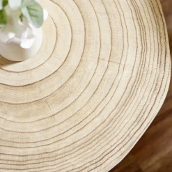 Table basse Rustik Ø46xH35cm bois