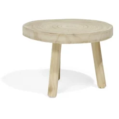 Table basse Rustik Ø46xH35cm bois