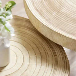 Table basse Rustik Ø46xH35cm bois