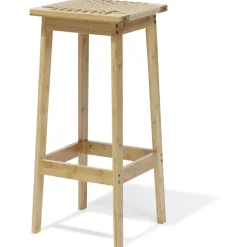 Table de bar et tabourets Baïa bambou naturel