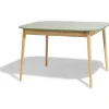 Table extensible 6 à 8 couverts Marty bois et vert olive