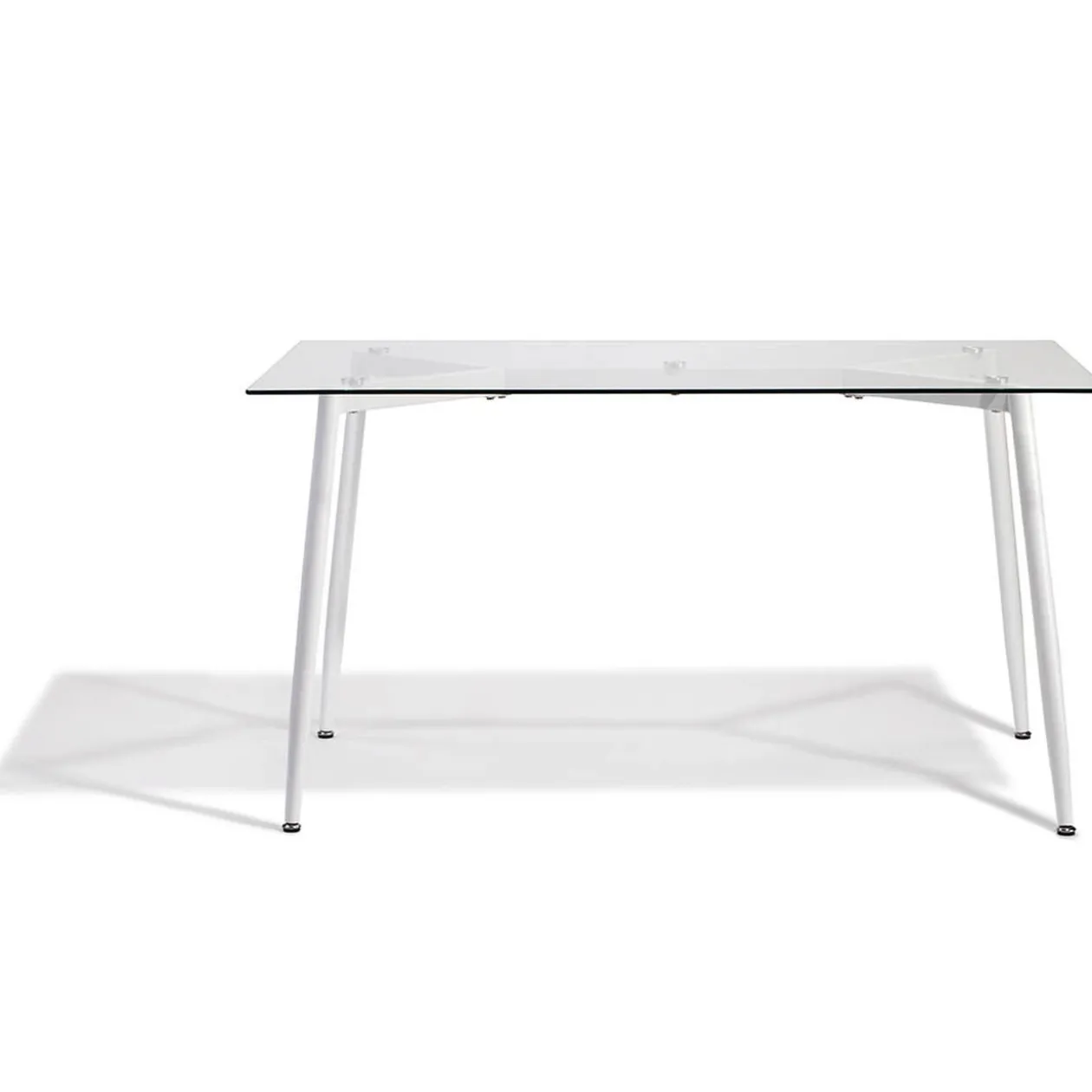 Table repas Gaby blanche 6 couverts