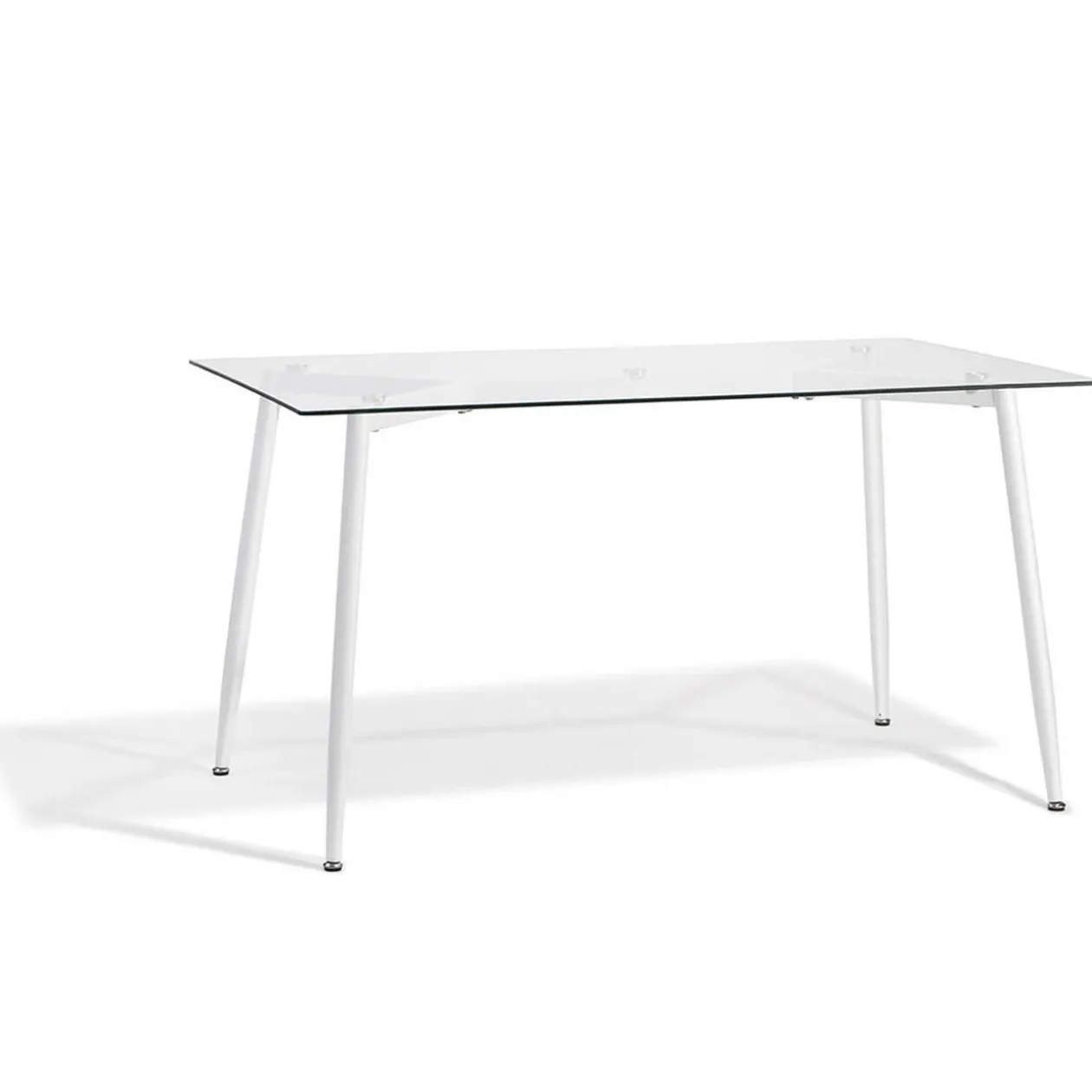 Table repas Gaby blanche 6 couverts