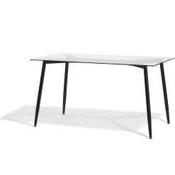 Table repas Gaby noire 6 couverts