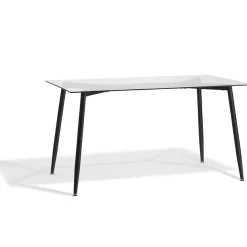 Table repas Gaby noire 6 couverts