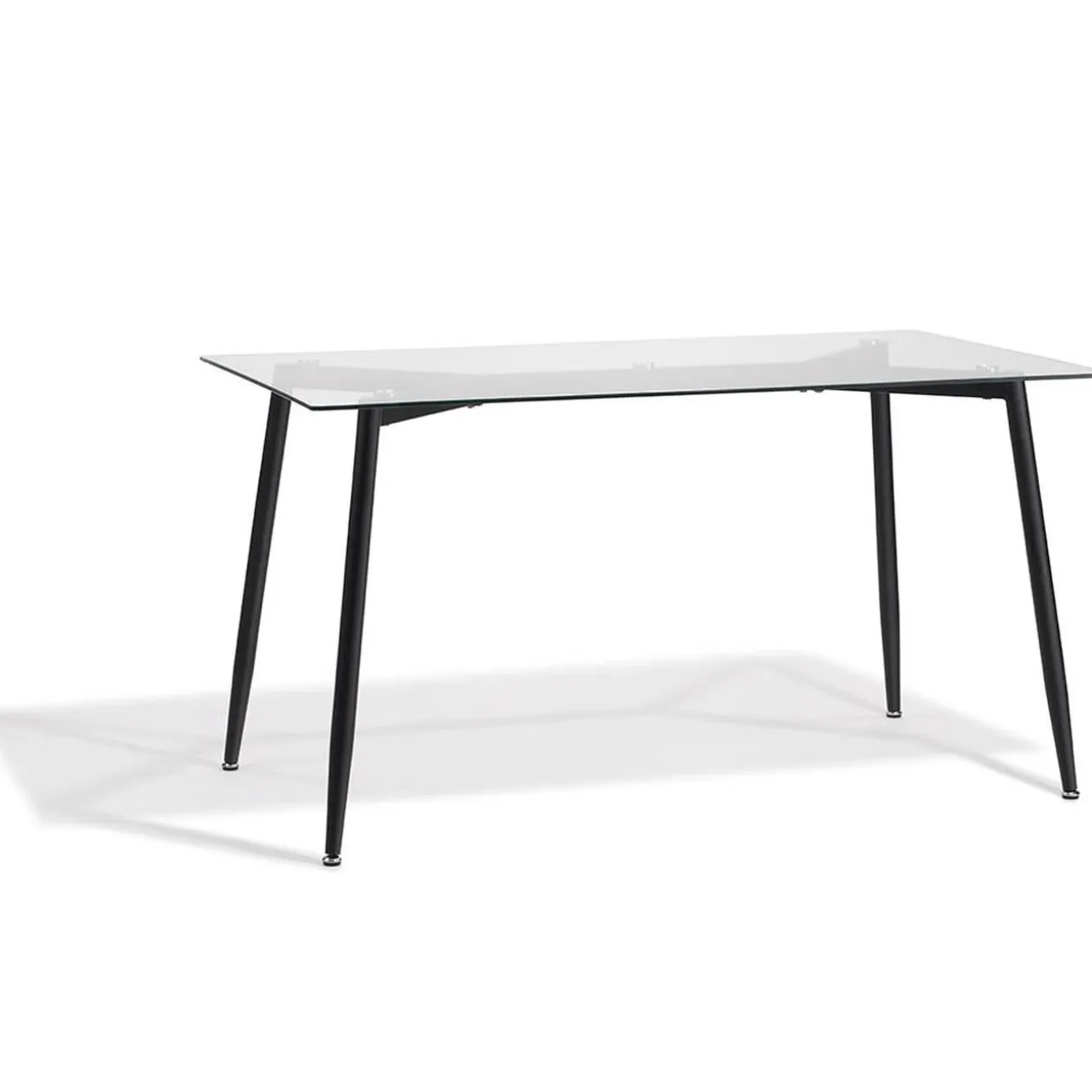 Table repas Gaby noire 6 couverts