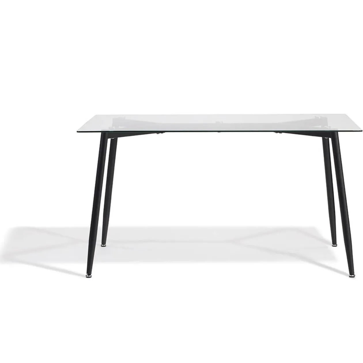 Table repas Gaby noire 6 couverts