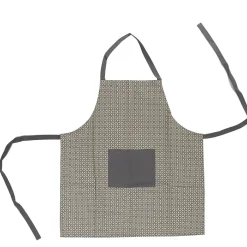Tablier gris motif carreaux de ciment
