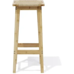 Tabouret Baïa bambou naturel - L32xP32xH72 cm