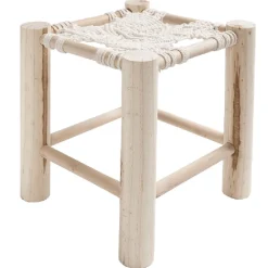 Tabouret crocheté