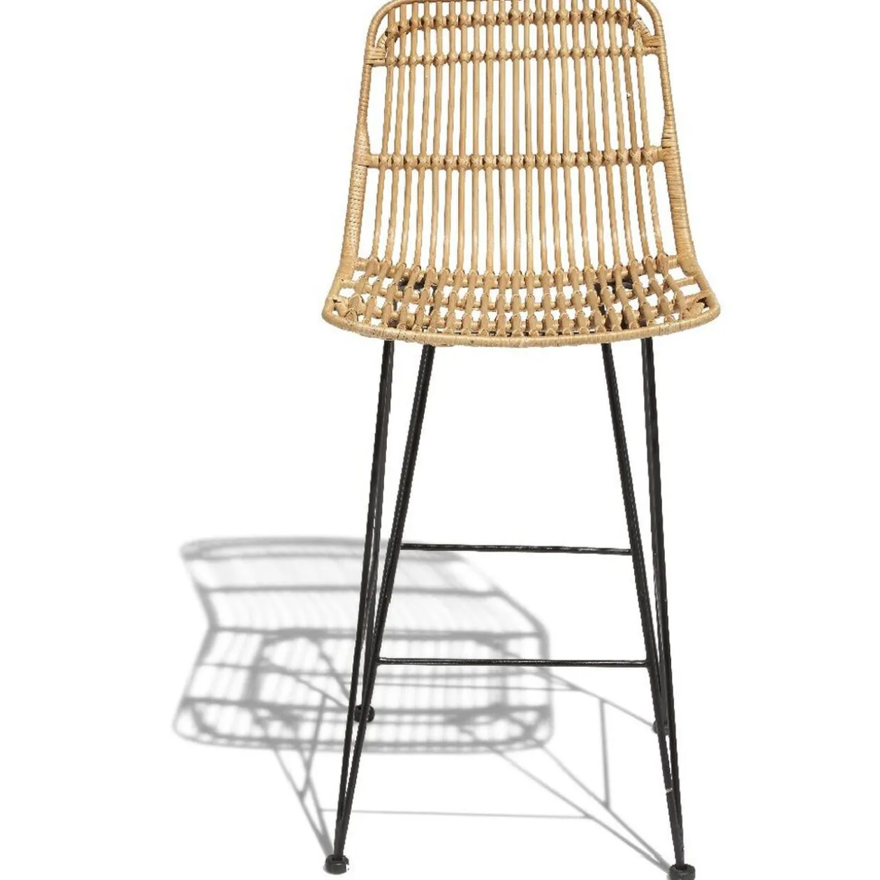 Tabouret de bar Banyan naturel x2