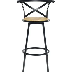 Tabouret de bar Bistrot noir x2