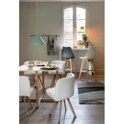 Tabouret de bar Chloé gris anthracite x 2