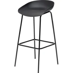 Tabouret de Bar Izan Noir - 42,5x46xH82cm x2