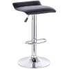 Tabouret de bar Majestik rotatif Noir L.30.5 x P.39.5 x H.63/83.5 cm