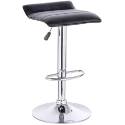 Tabouret de bar Majestik rotatif Noir L.30.5 x P.39.5 x H.63/83.5 cm