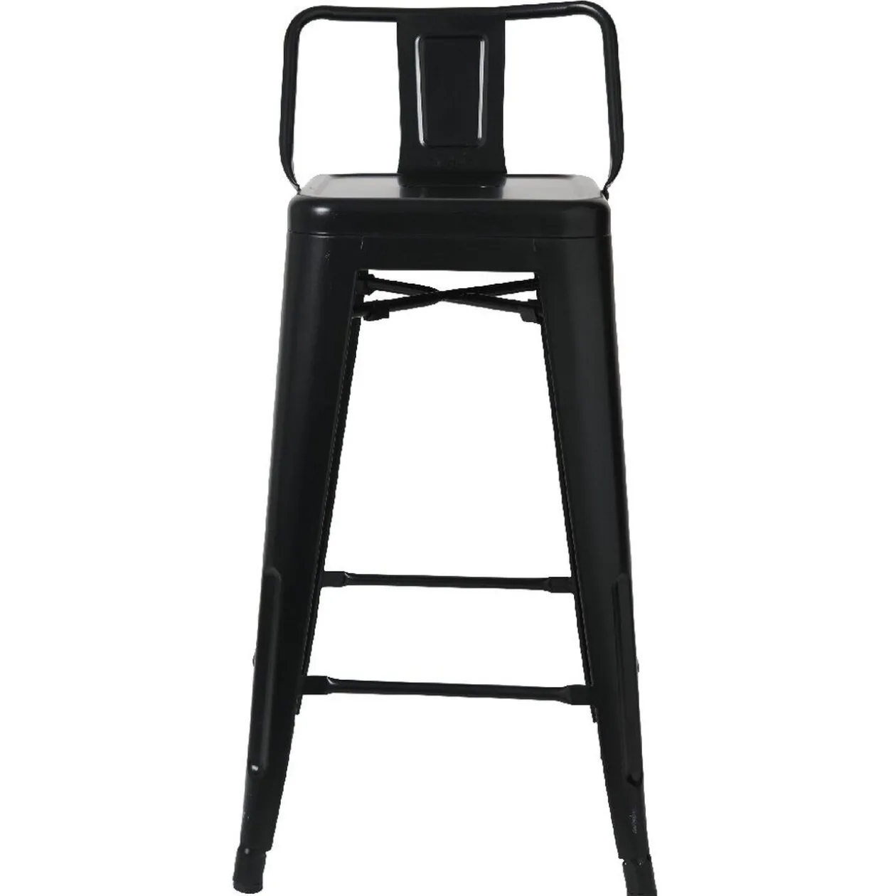 Tabouret de bar métal noir industriel