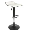 Tabouret de bar rotatif 360° Majestik blanc