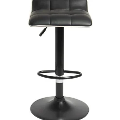 Tabouret de bar rotatif 360° Majestik noir