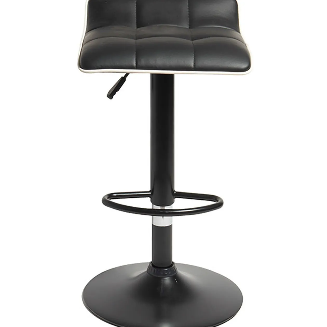 Tabouret de bar rotatif 360° Majestik noir