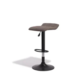 Tabouret de bar rotatif 360° Majestik gris