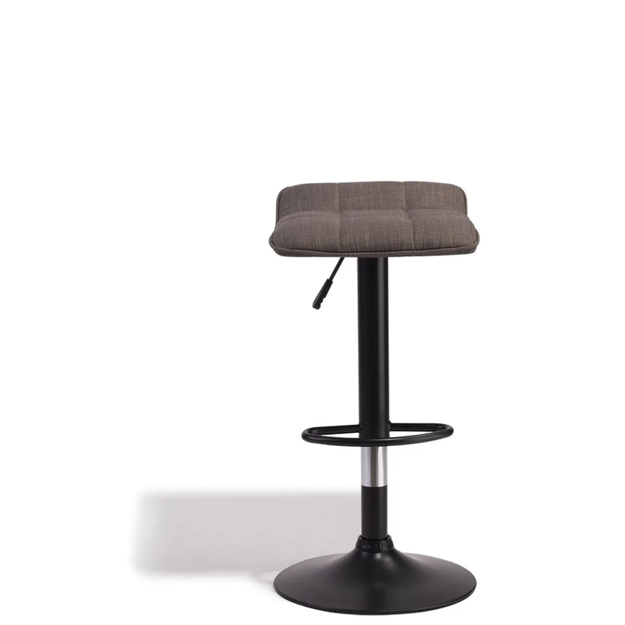 Tabouret de bar rotatif 360° Majestik gris