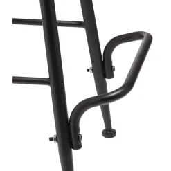 Tabouret de bar Saloon noir et bois