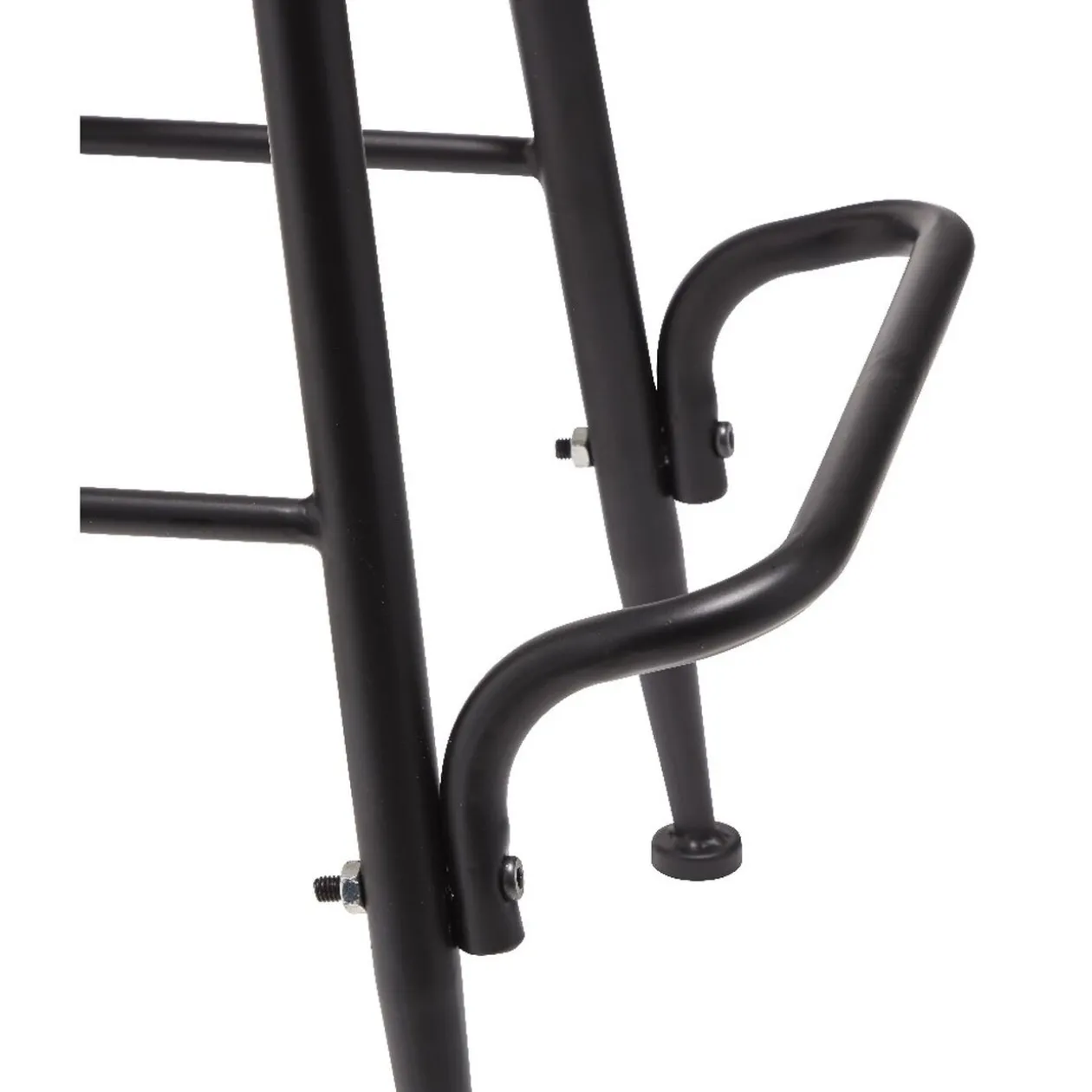 Tabouret de bar Saloon noir et bois